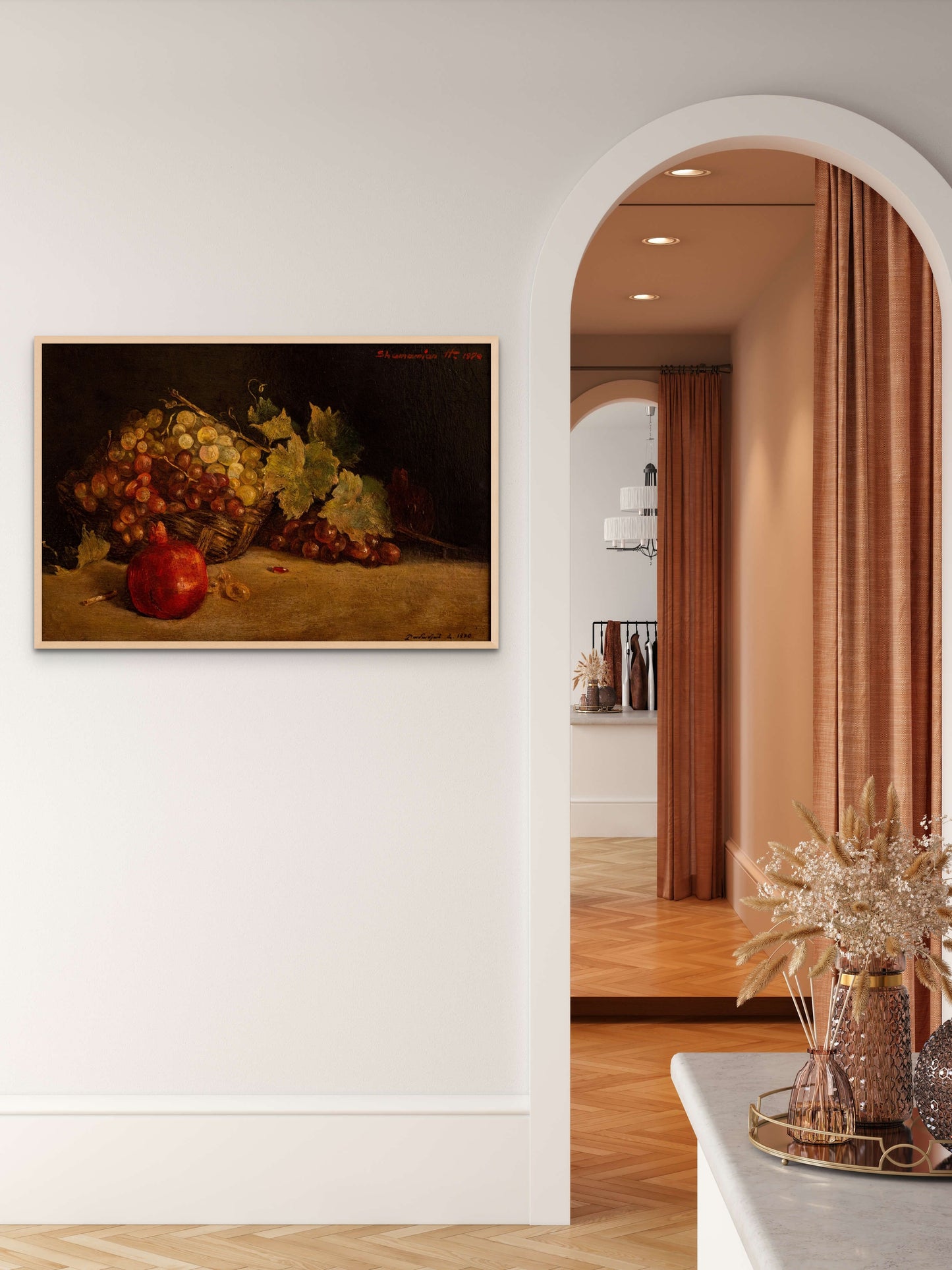 Still Life Dolma, Wine & Country, 1970